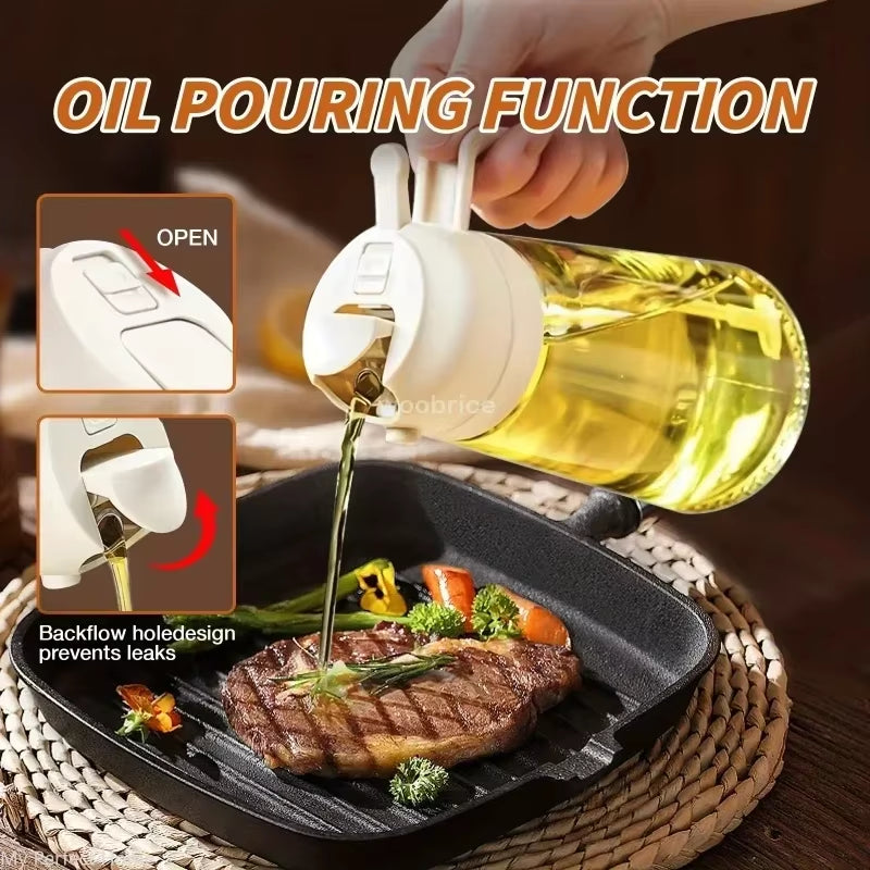 2 in 1 Oil Sprayer And Dispenser