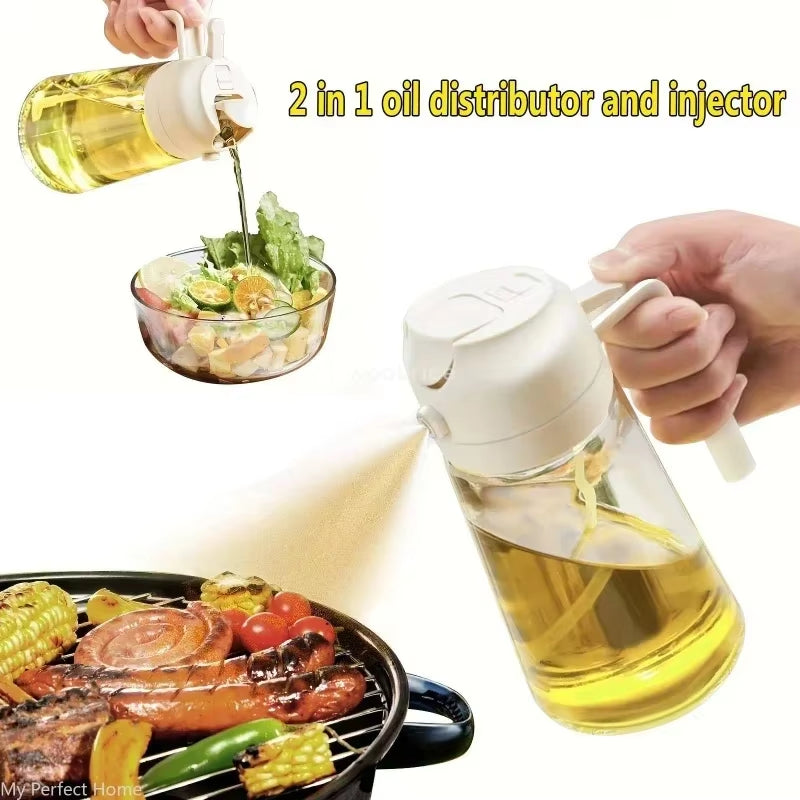 2 in 1 Oil Sprayer And Dispenser
