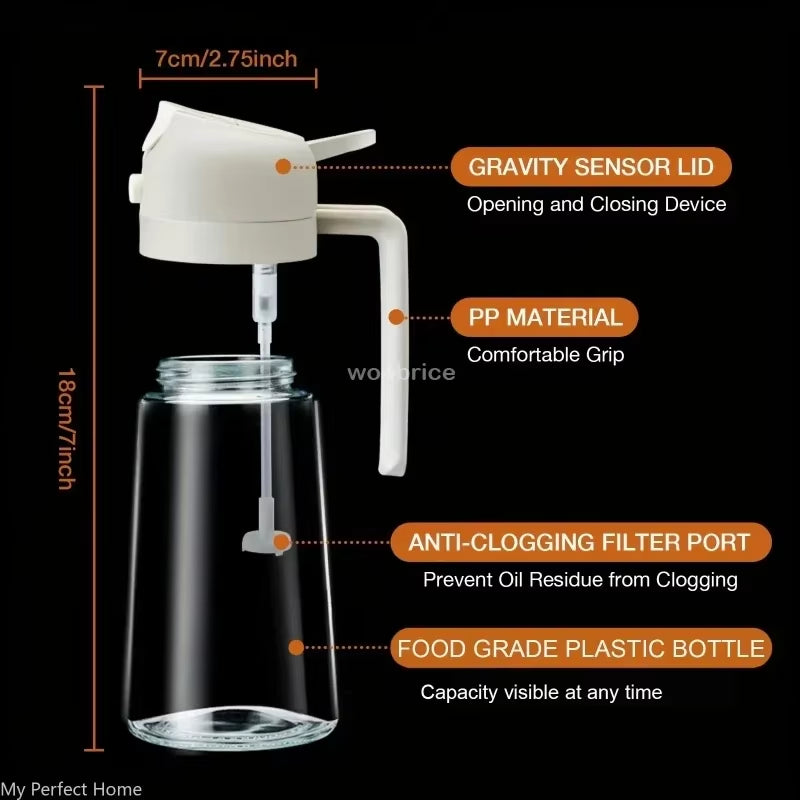 2 in 1 Oil Sprayer And Dispenser