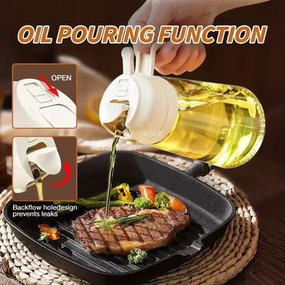 2 in 1 Oil Sprayer And Dispenser