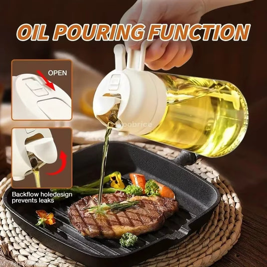 2 in 1 Oil Sprayer And Dispenser